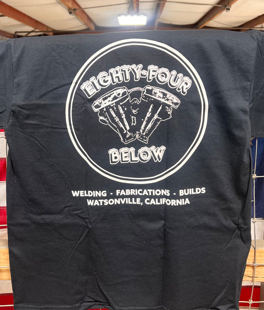 E4B - Circle Logo - Black/White - Short Sleeve T-Shirt